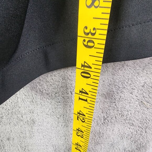 Mens Black Greg Norman Dress Pants Straight Chino Golf Flat Front Size 40X30 - Picture 10 of 11